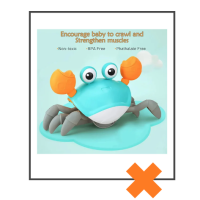 Speelgoed krab interactief